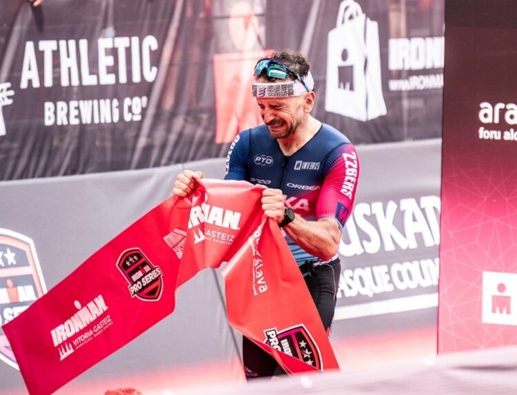 El atleta Antonio Benito en uno de los proyectos de triatlón más importantes del mundo