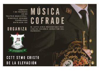 La Música Cofrade protagonista en Tomelloso con la Banda de CCTT Cristo de la Elevación de Campo de Criptana