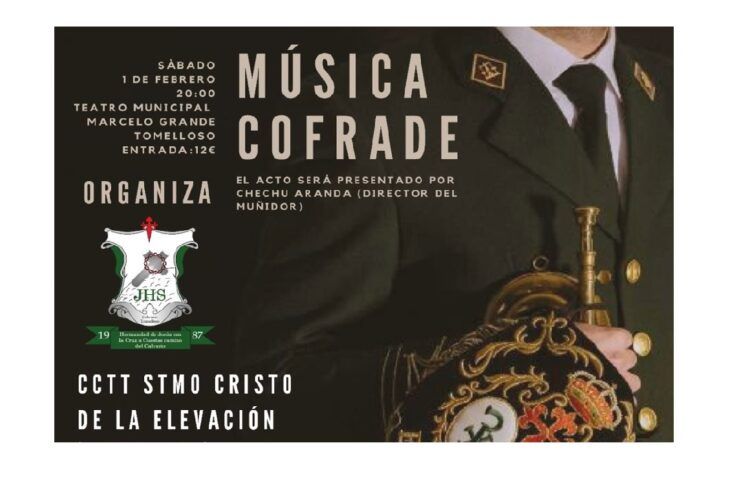 La Música Cofrade protagonista en Tomelloso con la Banda de CCTT Cristo de la Elevación de Campo de Criptana