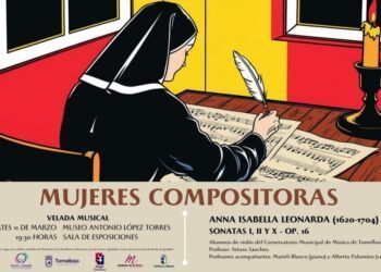 Velada musical ‘Mujeres compositoras: Ana Isabella Leonarda’ hoy 11 de marzo en Tomelloso