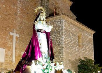 El 75 aniversario de la procesión de la Virgen de los Dolores marca el inicio de la Semana Santa en Socuéllamos
