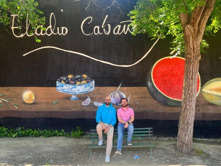 El arte urbano de Gobi cierra el 50 aniversario del IES Eladio Cabañero