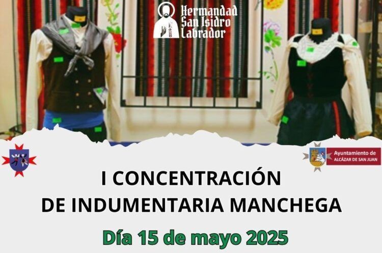 I Concentración Indumentaria Tradicional en Alcázar de San Juan con motivo de la romería de San Isidro