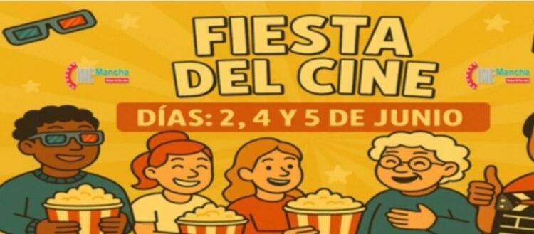 Los días 2, 4 y 5 de junio la “Fiesta del Cine” en Multicines Cinemancha de Alcázar de San Juan