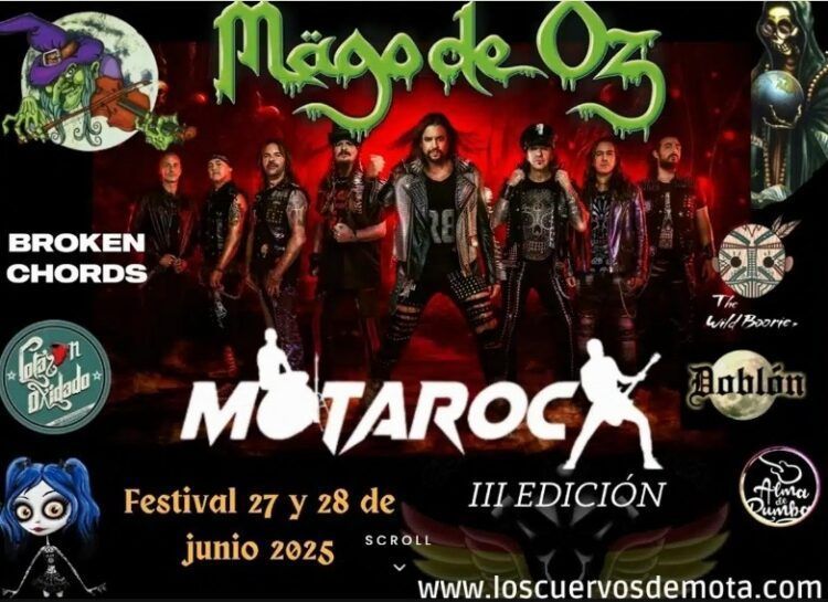MotaRock 2025: Mägo de Oz encabeza un fin de semana épico de música y motos en Mota del Cuervo