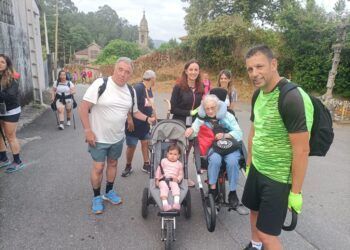 Adoración Mendoza, de 90 años, se suma al Camino de Santiago por la Inclusión con 13 personas más de AFAS