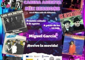 Revive la Movida con Miguel García este sábado 9 de agosto en el Mercado Municipal de Tomelloso