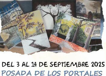 La Posada de los Portales expone las pinturas de los alumnos del estudio de pintura de Aurora Sahuquillo