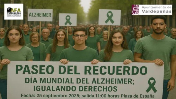 AFA Valdepeñas conmemora el Día Mundial del Alzheimer