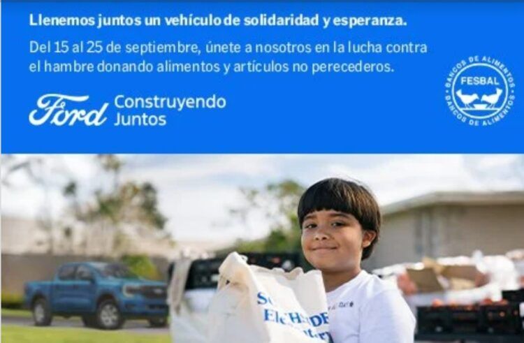 Serramotor con la campaña “Ford Construyendo Juntos” para luchar contra la pobreza alimentaria