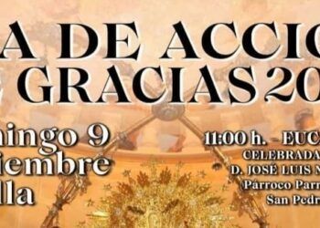 Llega el Día de Acción de Gracias al santuario de Pinilla, el domingo 9 de noviembre
