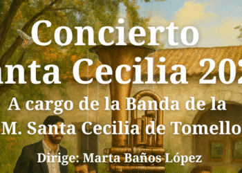 Concierto de Santa Cecilia 2025 de la Asociación Musical Santa Cecilia de Tomelloso este viernes 21 de noviembre