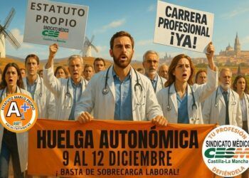 Huelga de médicos del 9 al 12 de diciembre