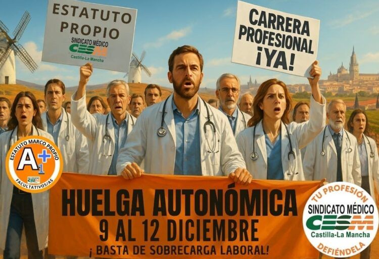 Huelga de médicos del 9 al 12 de diciembre