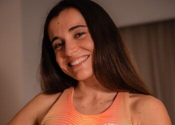 La atleta profesional Alicia Berzosa, de Tomelloso, promesa del atletismo