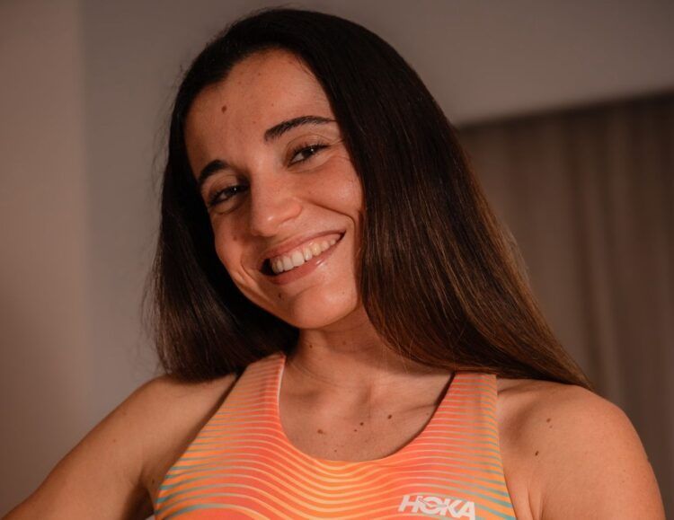 La atleta profesional Alicia Berzosa, de Tomelloso, promesa del atletismo