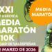 La XXXI Muy Heroica Media Maratón convertirá a Valdepeñas en capital del atletismo regional
