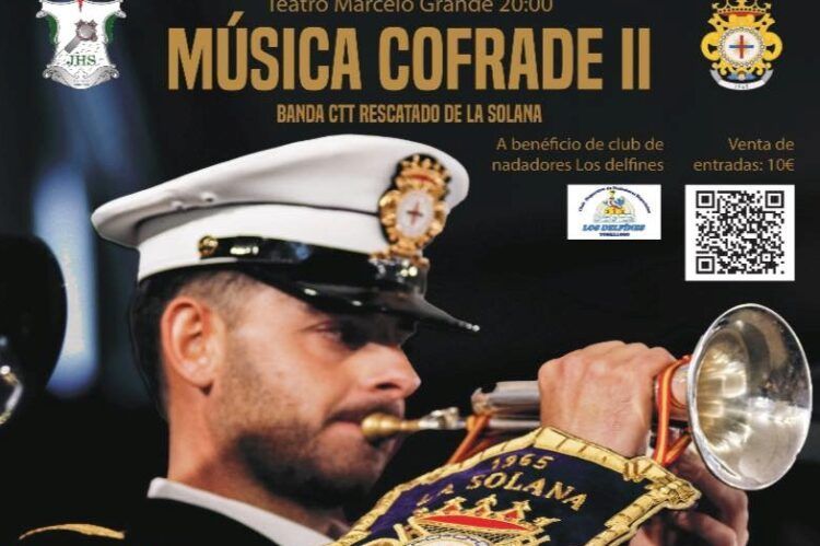 La Banda de Cornetas y Tambores Nuestro Padre Jesús Rescatado de la Solana y el saetero Teo Carretero el sábado 14 de marzo en Tomelloso