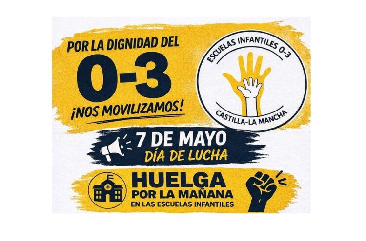 Las educadoras de infantil reivindican sus derechos bajo el lema “Por la dignidad del 0-3 ¡Nos Movilizamos!”