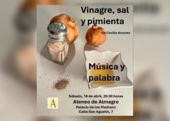 Cecilio Amores llega a Almagro con “Vinagre, sal y pimienta”, música y palabra para presentar su próximo libro