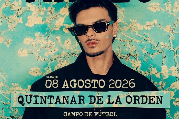 Abraham Mateo actuará en Quintanar de la Orden en la Feria y Fiestas 2026