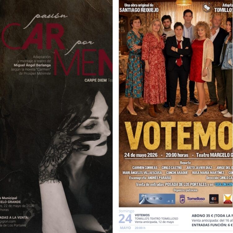 Carpe Diem y Tomillo´s Teatro estrenan obra en Tomelloso el 22 y 24 de mayo