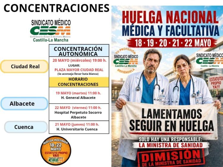 Los médicos mantienen la huelga mientras siguen estancadas las negociaciones