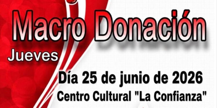 Valdepeñas convoca una macrodonación de sangre el jueves 25 de junio
