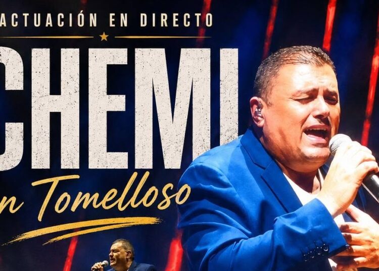 Chemi vuelve a la Plaza de España de Tomelloso con la “Nana del caballo grande” de Camarón de la Isla