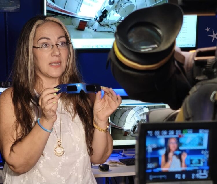 Leonor Hernández, astrónoma: durante el eclipse se van a producir cambios en nuestro entorno que también debemos observar