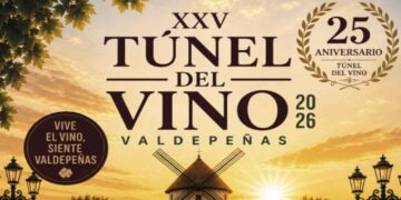 Valdepeñas celebra el 25 aniversario del Túnel del Vino, seña de identidad de las Fiestas de la Vendimia y el Vino