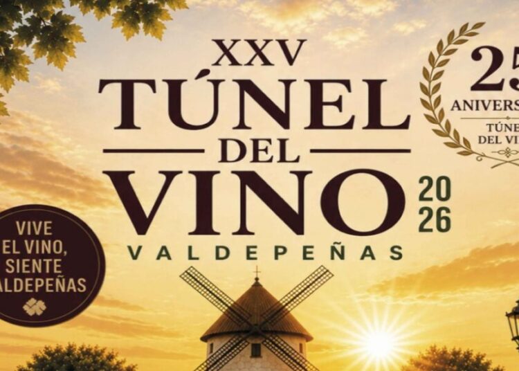 Valdepeñas celebra el 25 aniversario del Túnel del Vino, seña de identidad de las Fiestas de la Vendimia y el Vino