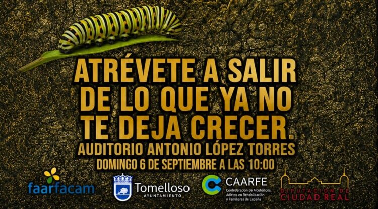 X Jornadas ASORA sobre adicciones el domingo 6 de septiembre en Tomelloso “Metamorfosis, Recuperar la Vida”
