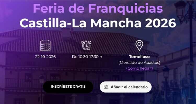 Llega a Tomelloso la Feria de Franquicias el 22 de octubre en el Mercado de Abastos