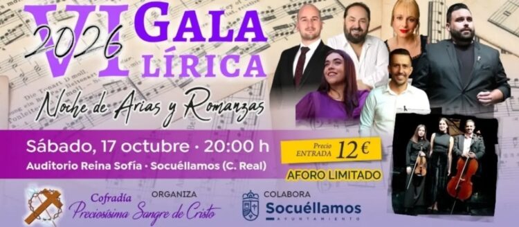 El actor y cantante Juanma Cifuentes, gran novedad de la VI Gala Lírica de Socuéllamos